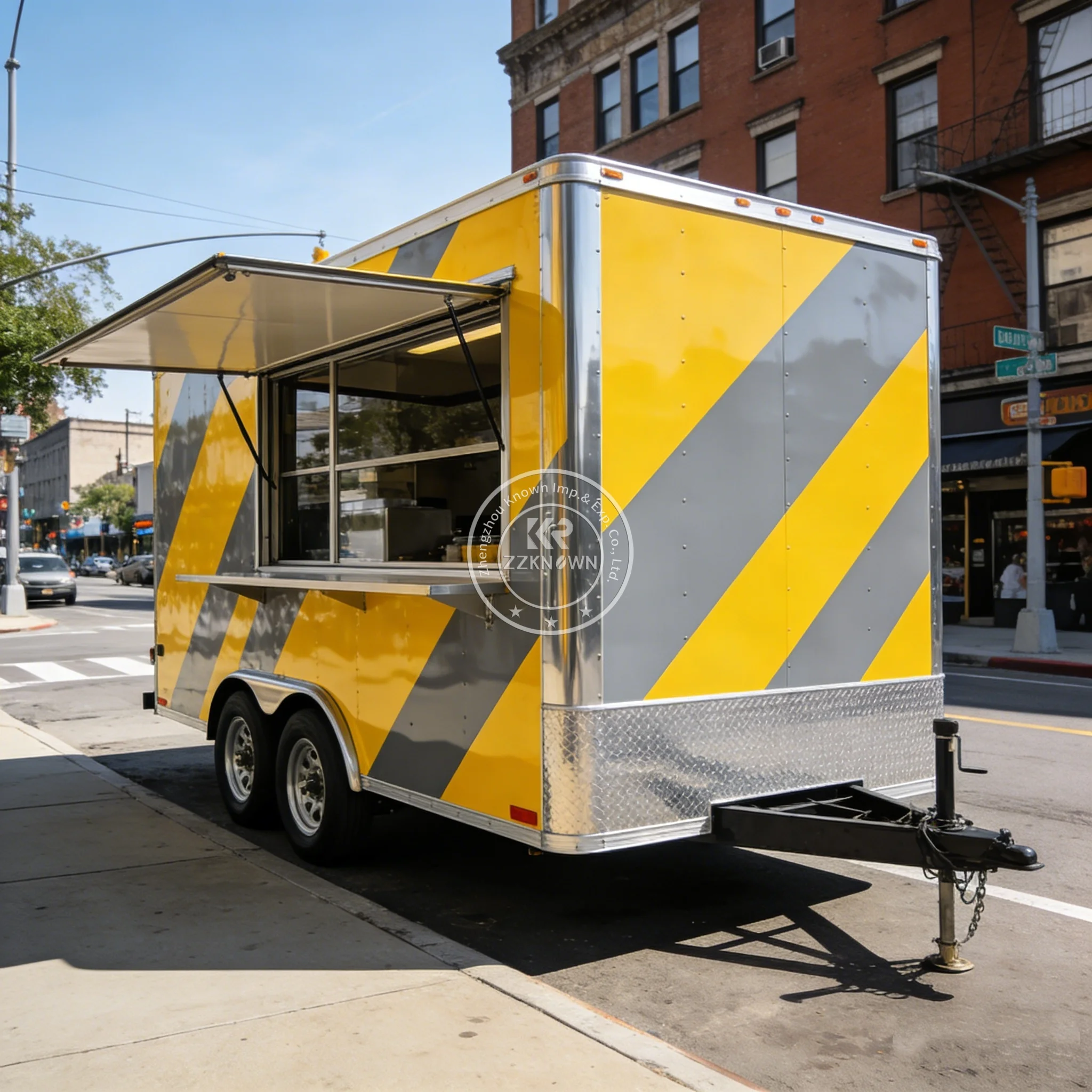 

Customizable Appearance Custom Food Stall Fast Food Truck with Full Kitchen Pizza Ice Cream Coffee Taco Kiosk