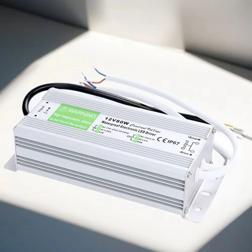 

12V/24V 20W/60W DC LED Light Box Transformer IP67 Waterproof Switching Power Supply Driver for Luminous Signs