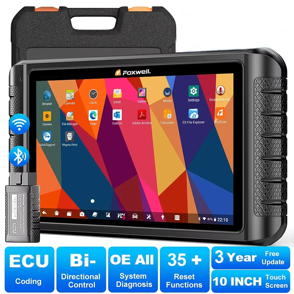 FOXWELL NT1009 OBD2 Car Scanner ECU Coding Bi-Directional Control Guided Functions OE All System OBD2 Automotive Diagnosis Tools