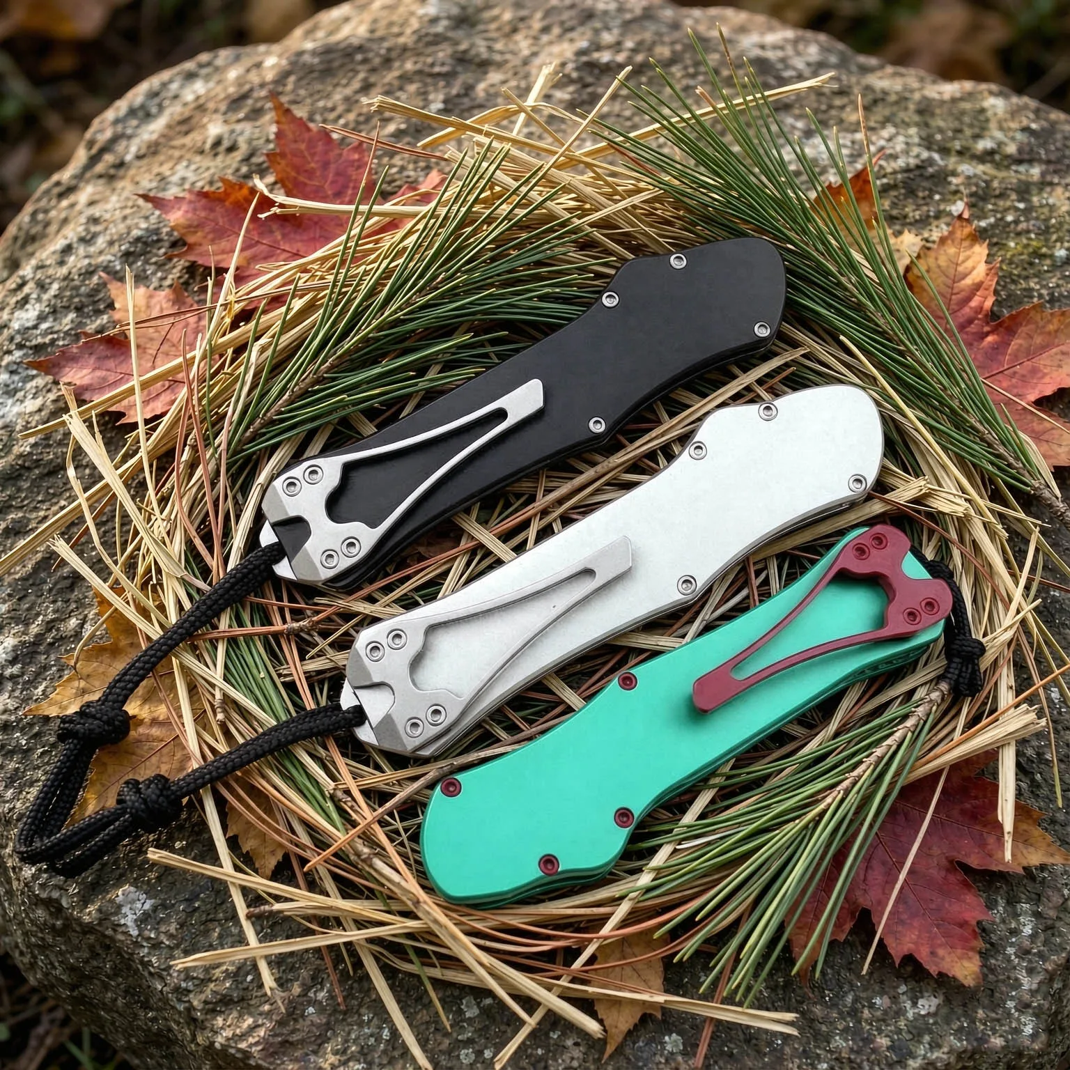 Portable Outdoor Camping Pocket Knife Space Aluminum Handle EDC Multifunctional Utility Tool For Daily Use