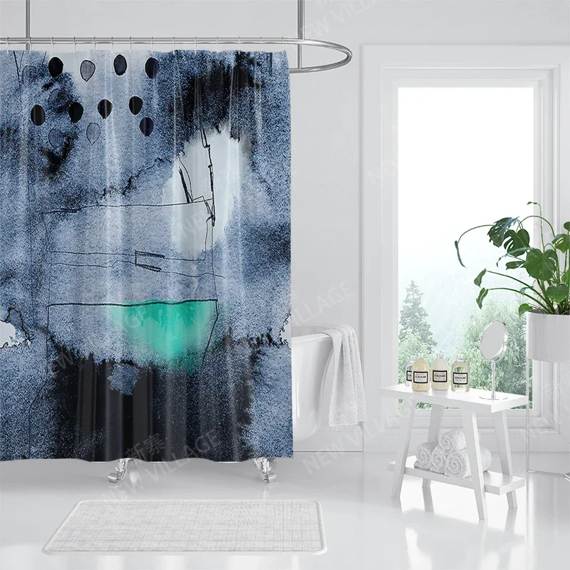 Waterproof fabric shower curtains Bathroom curtain accessories Bath curtain for shower 180x200cm 240*200 anime boho decoration