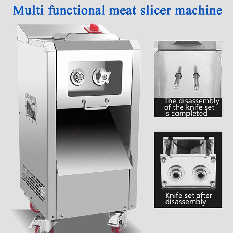 

Onion/Radish/Melon/Potato Slicing Dicing Cutting Machine Electric Vegetable Fruit Cutter 150KG/H