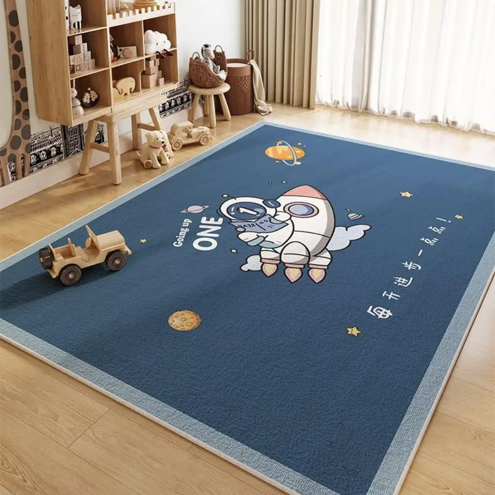 Children's Room Crystal Pile Rug Living Room Crawl Mat Reading Area Baby Play Crawl Mat Bedroom Rug