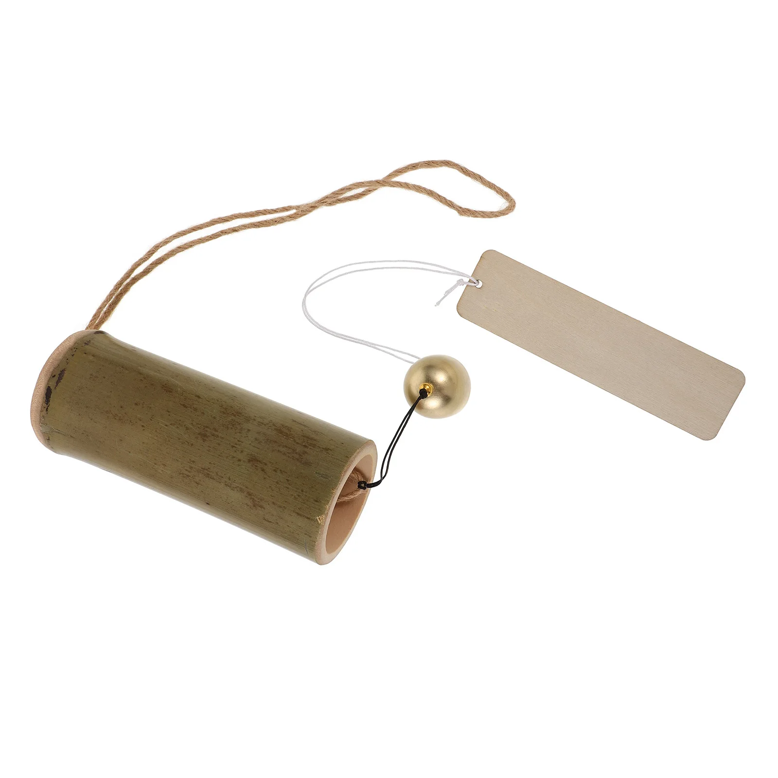 

Large Bamboo Wind Chime Decor for Garden Japanese Style Outdoor Windchimes with Soothing Sounds Balcony Patio Ornament