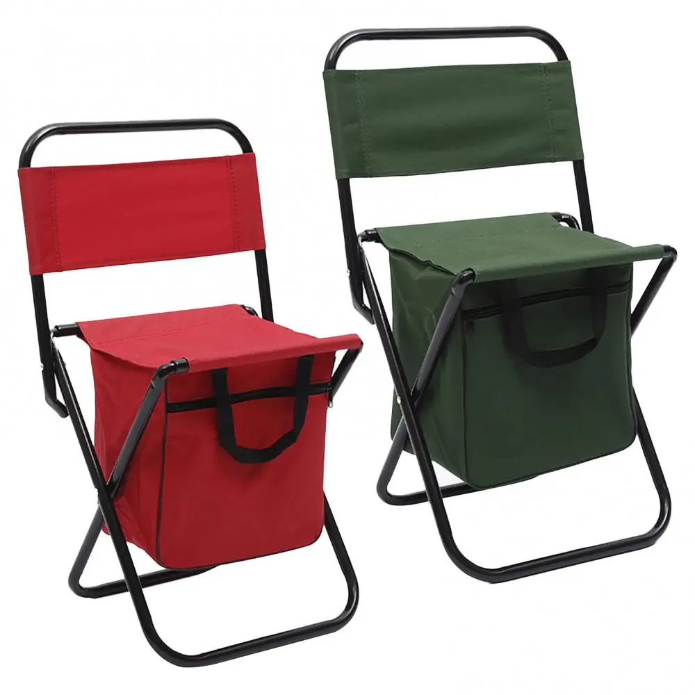 Portable Backpack Folding Camping Fishing Chair Stool Picnic Bag Hiking Pouch