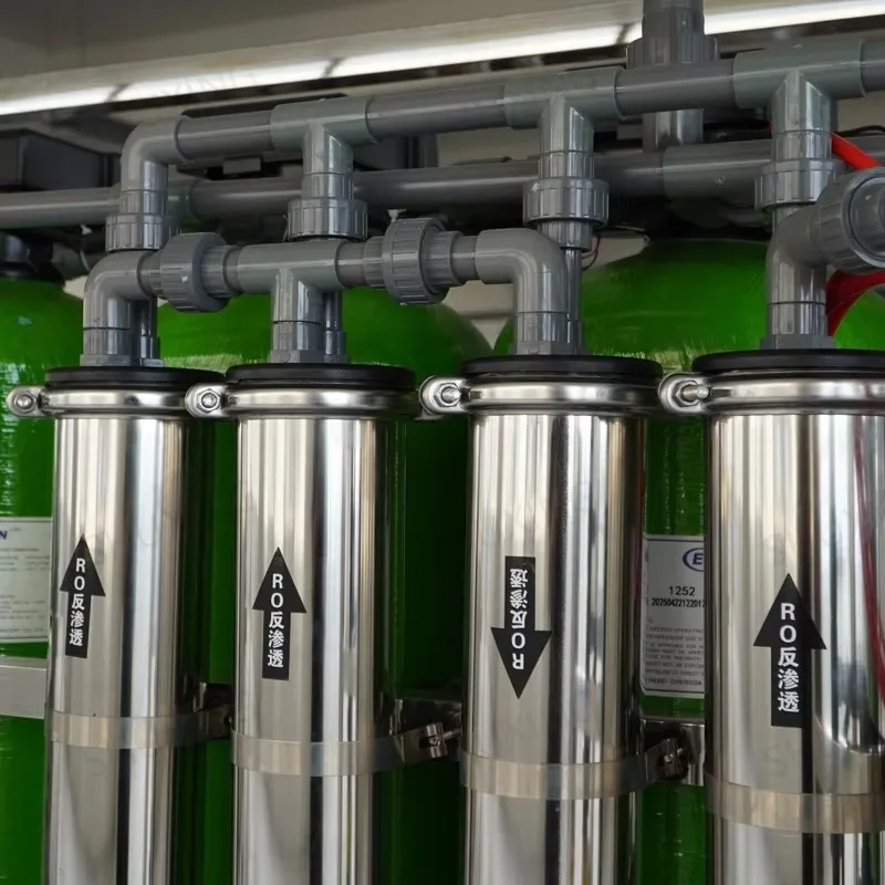 

500LPH Industrial RO Water Treatment Equipment Borehole Water Desalination System with Efficient Water Cooling