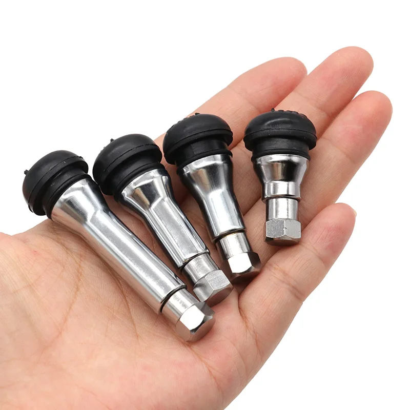 TR412AC/TR413/TR413AC/TR414AC/TR418AC Tire Valve Stem Universal Rubber Valve Tubeless Nozzle With Valve Core Car Accessories