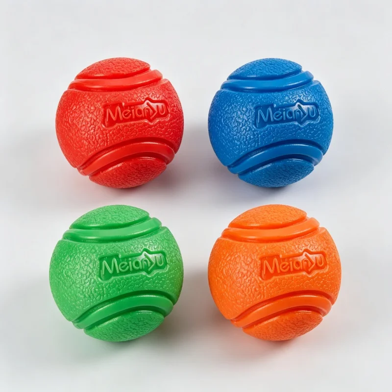 Hundebälle für große Hunde, federnde, feste Gummi-Kauspielzeuge, ungiftig, langlebig, bissfest, für den Außenbereich, zum Werfen und Zurückholen, interaktives Spielzeug.
