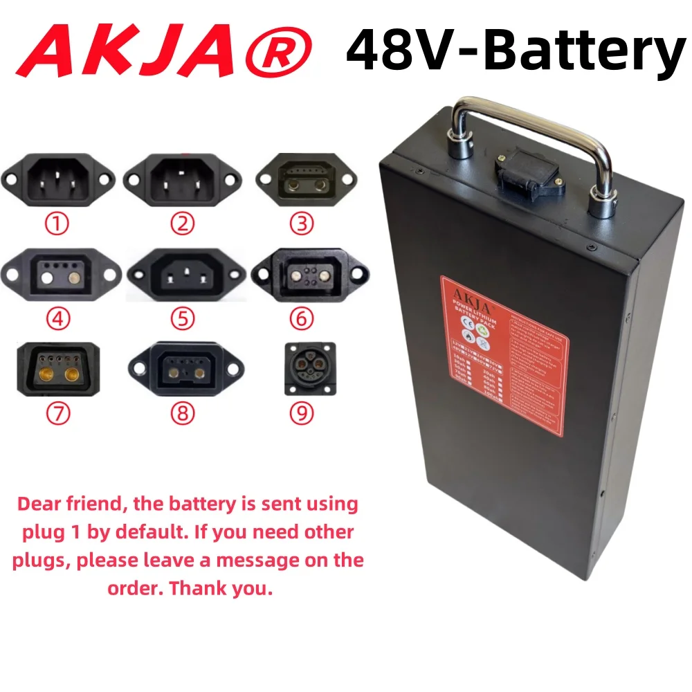 Air fast transportation 48V New Full Capacity Power 18650 Lithium Battery 20ah-100ah Lithium Battery Pack Suitable for 250-2000W