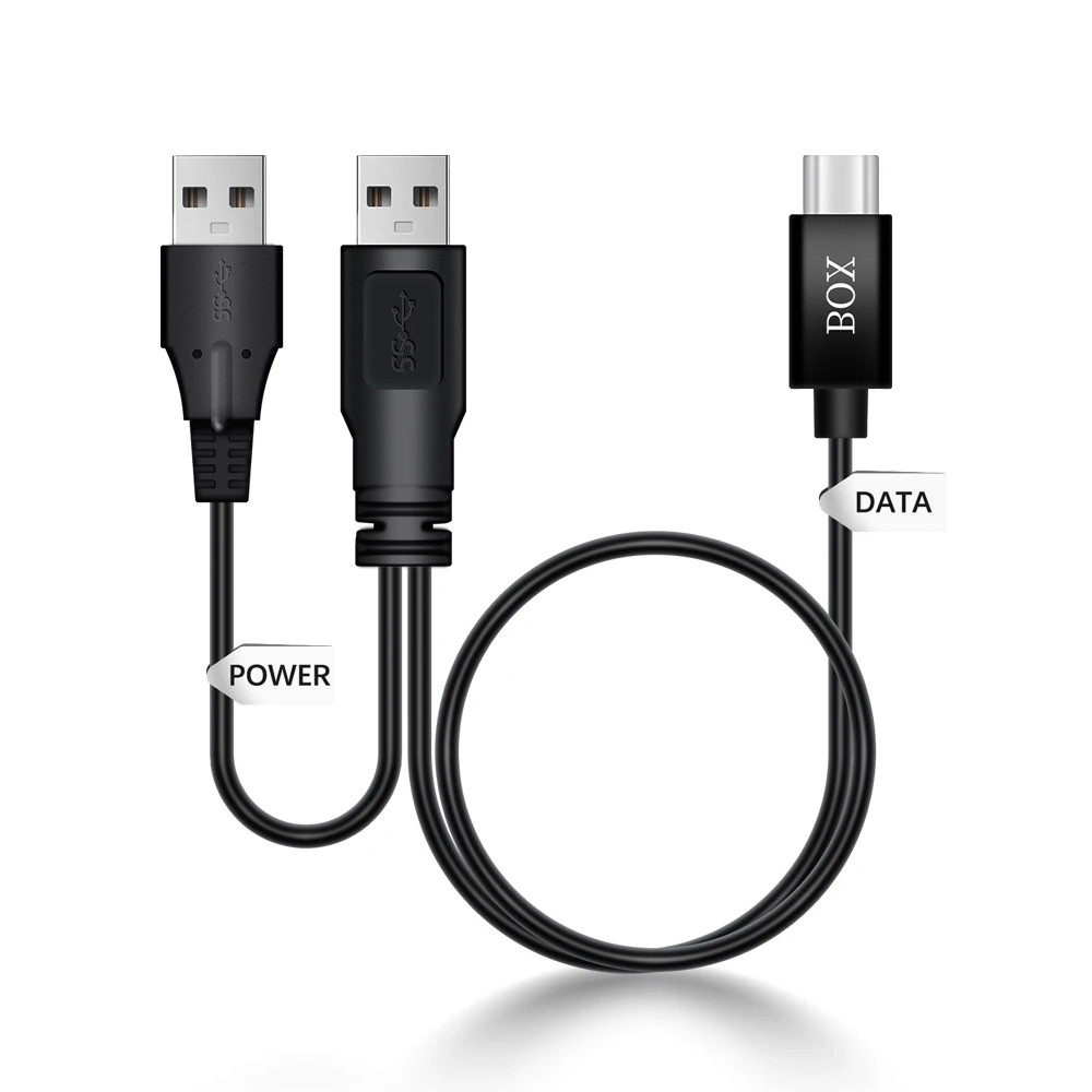 Y Splitter USB Cable Special for CarPlay AI Box Y-Cable Solve Insufficient Power CarPlay Android Auto Adapter Accessories