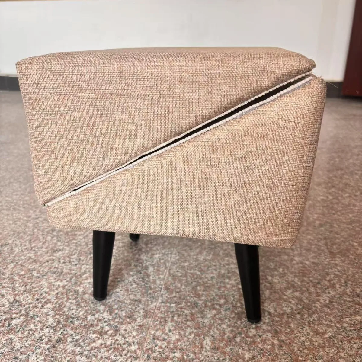 

Compact Split Design Ottoman Dog Ramp Large 13.8'H Pet Steps for Bed Couch Lightweight Foldable Bedside Pet Accessory