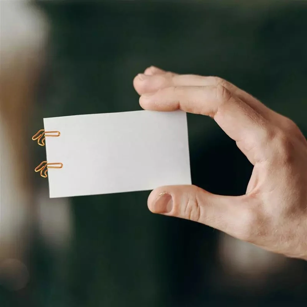 Animal Shape Cartoon Special-shaped Paper Clamps Customization Dachshund Gold Paper Clip Bookmark Clip Paper Clips