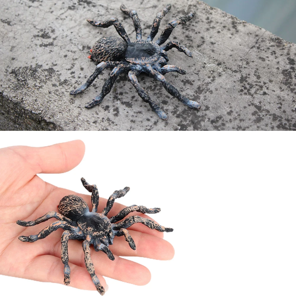 

Realistic Fake Spider Tricky Prank Joke Toys Halloween Simulated Props Festival Horror Artificial Spider Halloween Decoration