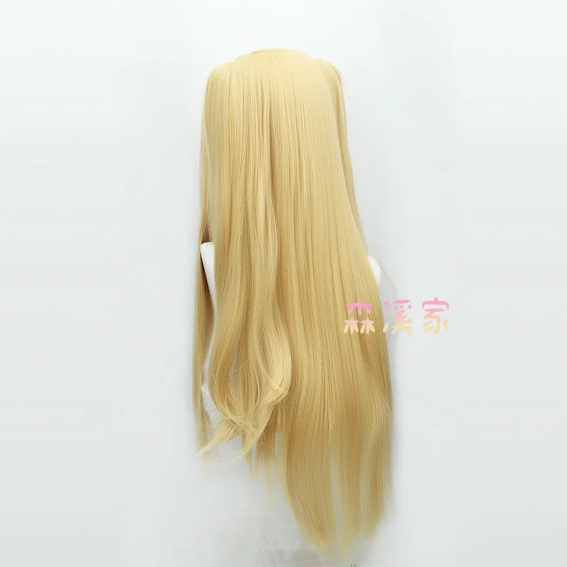 2.5 إغراء الأبعاد البرتقال الجمال زهرة زنبق زنبق Elu cosWig النمر الفم كليب ذيل حصان مزدوج