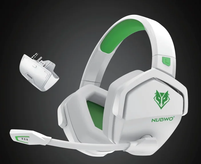 NUBWO G06 Dual Wireless Headsets Gamer 2.4GHz Bluetooth 5.3 Gaming Headphones with Microphone for PS5, PS4, PC, Mobile, Switch image 3