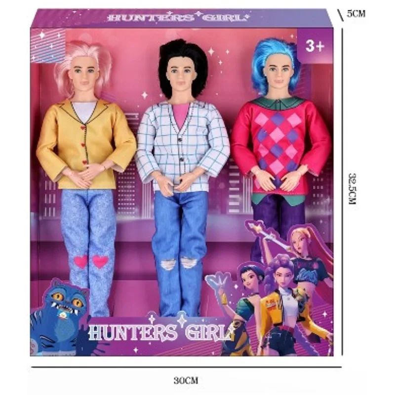 2025 جديد ألعاب الدمى Kpop شيطان الصيادين عمل الشكل لعبة Saja-الأولاد جميلة الأميرة طفلة الدمى البلاستيك لتقوم بها بنفسك لعبة للفتيات