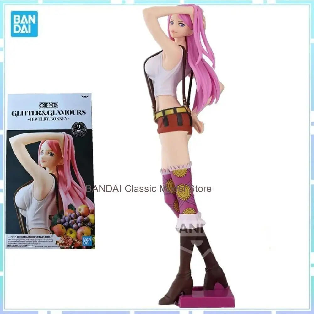 

Bandai Original Banpresto Anime One Piece Glitter Glamours Jewelry Bonney Action Figure Model Collectile Toy Gift