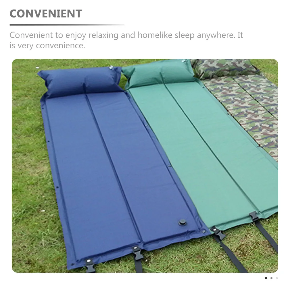 

Camping Inflatable Mat Sleeping Pad Water Proof Portable Outdoor Travel Wear Resistant Sleep Accessory Premium Material Compact
