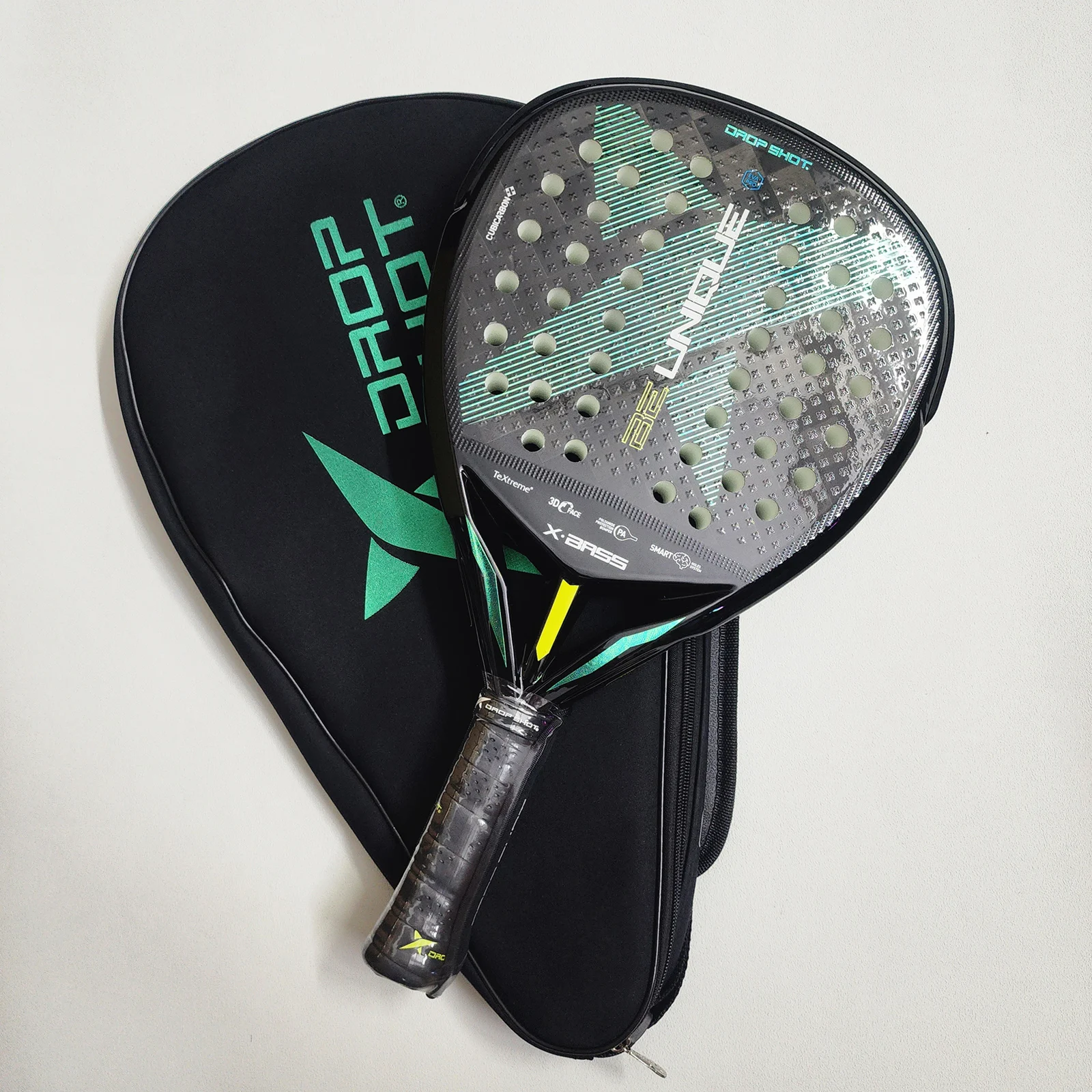 Padel Tennis Racket 12k Carbon Fiber Rough Surface High Balance with EVA SOFT Memory Padel Paddle Padel Tennis Racket