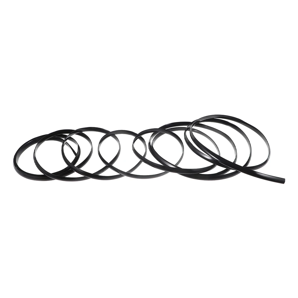 

6M Car Door Seal Strip Black Rubber Guards Noise Reduction Scratch Protection Adjustable Length Window Sealing Strip Door Edges