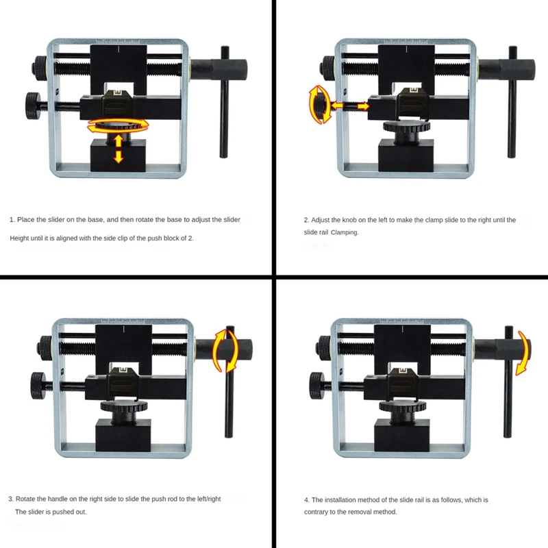 1 Piece Sight Push Tool Mountable Universal Rear Push Tool As Shown Aluminum Alloy Sight Propulsion Tools