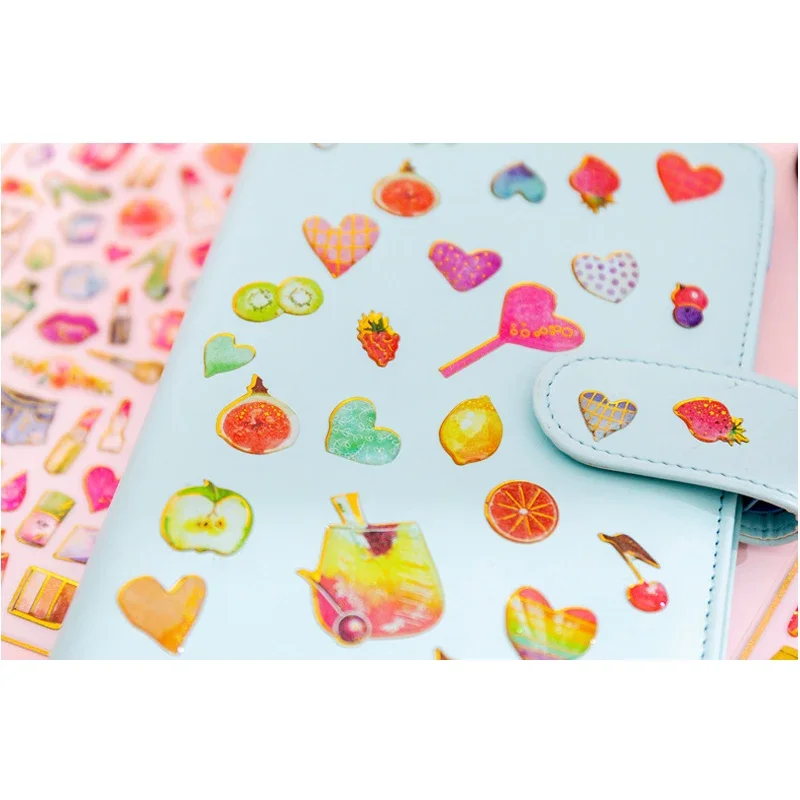 1pcs/lot Lovely Sweet Cake Crystal Epoxy DIY Album Diary Mobile Phone Decorative Stickers Mini Stickers Student Stationery Gift