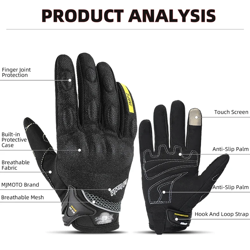 الرجال والنساء الوردي الصيف دراجة نارية قفازات تنفس لمس المضادة للانزلاق تحطم واقية دائم ركوب الخيل مع المفصل حماية #2