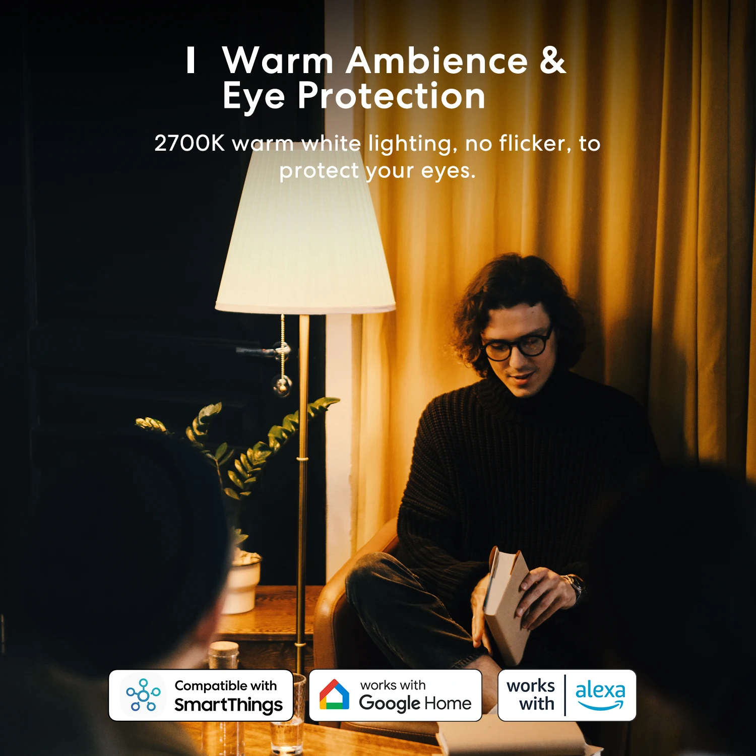 مصباح ليد ذكي Meross-WiFi ، إضاءة خافتة ، إضاءة داخلية ، مؤقت ، جهاز تحكم عن بعد ، اليكسكا ، جوجل ، سمارت ثينغز ، RGBWW ، E27 ، E26 ، RGBWW