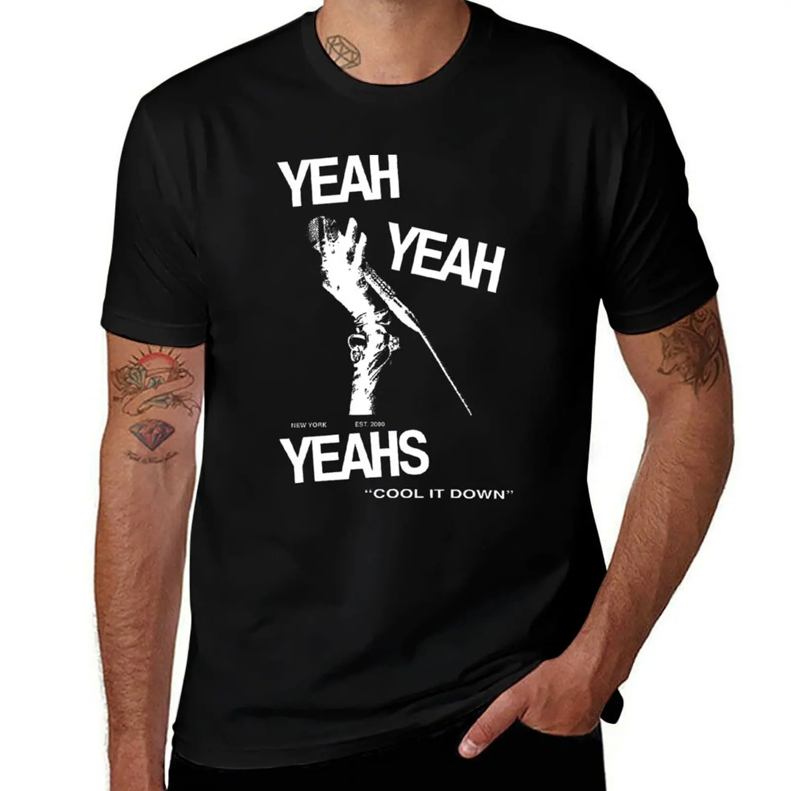 great yeah word yeahs T-Shirt Athletic Fit Sports Short Sleeve Top T-Shirt