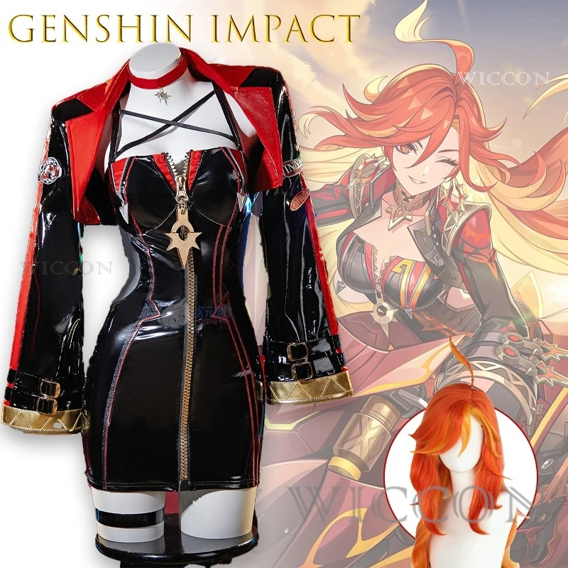 

Genshin Impact Mavuika Косплей Игровой Костюм Модный Милый Гоночный Костюм Женский Хэллоуин Вечеринка Ролевая Игра Pyro Archon Сексуальная