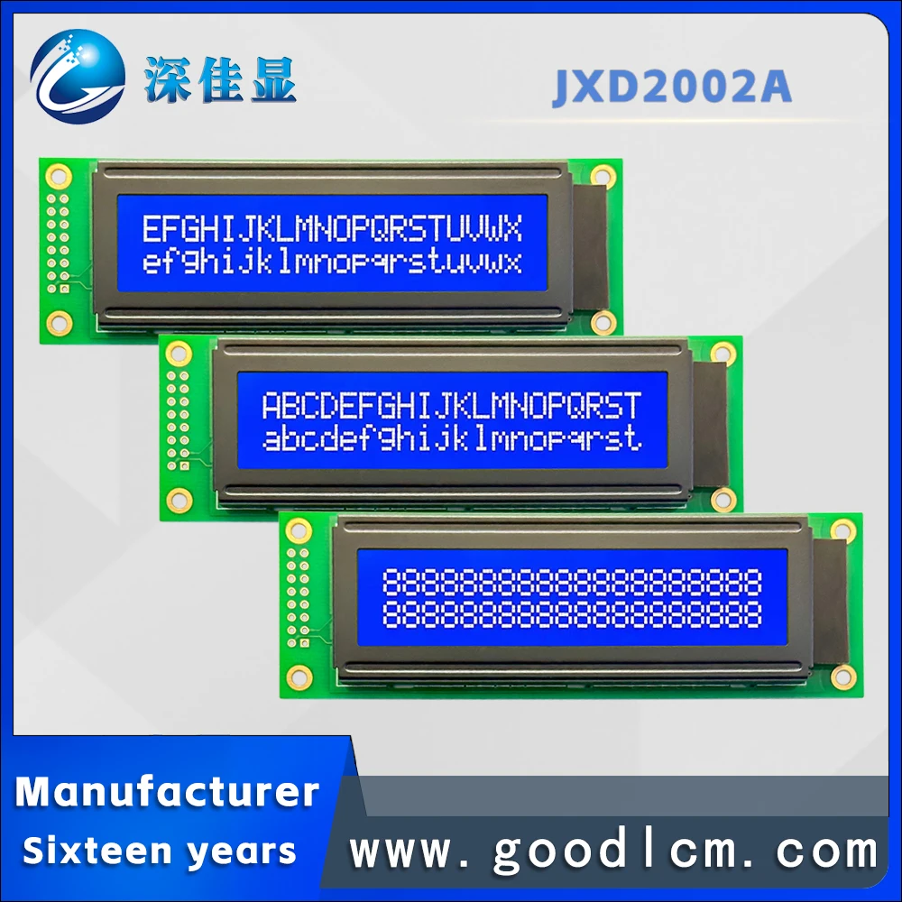 2002A Karakter Lcd Display Module 20 * 02lcm Lcd Module HD44780 Of ST7066 Drivestn Blauw Scherm Wit Licht