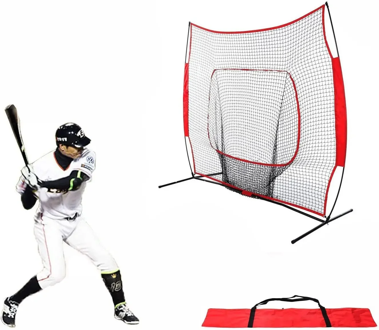 Wholesale Portable Baseball Softball Batting Pitching Protective Hitting Training Practice Baseball Net