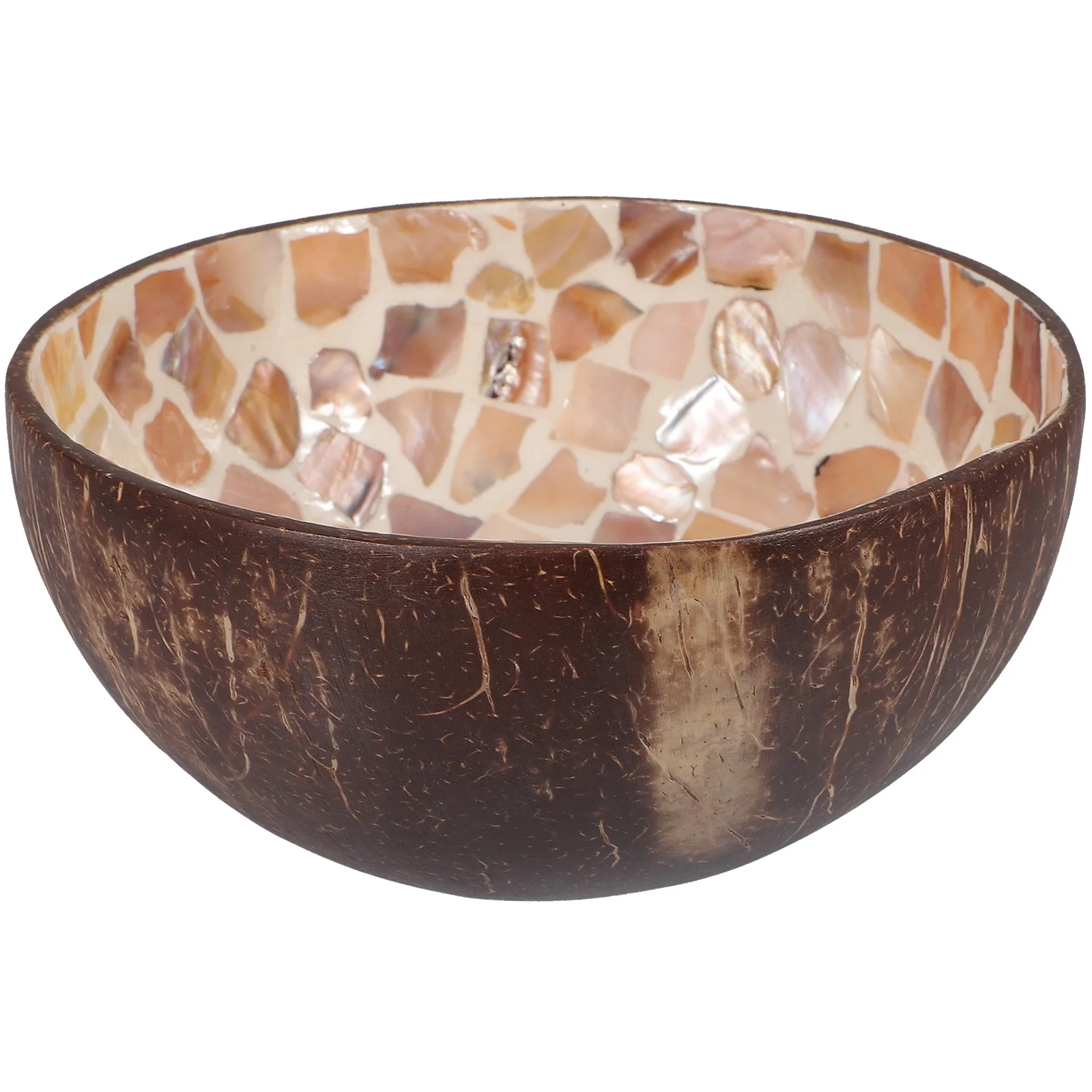 

Key Storage Tray Coconut Bowls Shells Decorative Salad Reusable Fruit Natural Coconuts Serving