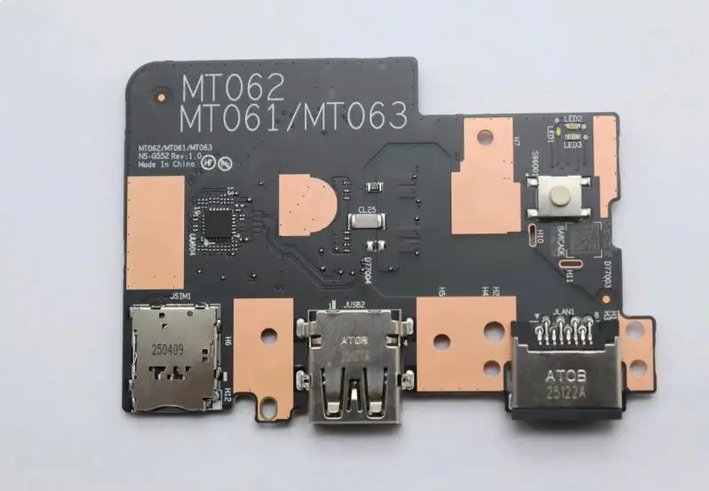 STOCK ORIGINAL USB BOARD FOR LENOVO ThinkPadT16 P16s Gen4 SWITCH BOARD ETHERNET PORT  5C51R91738 MT062