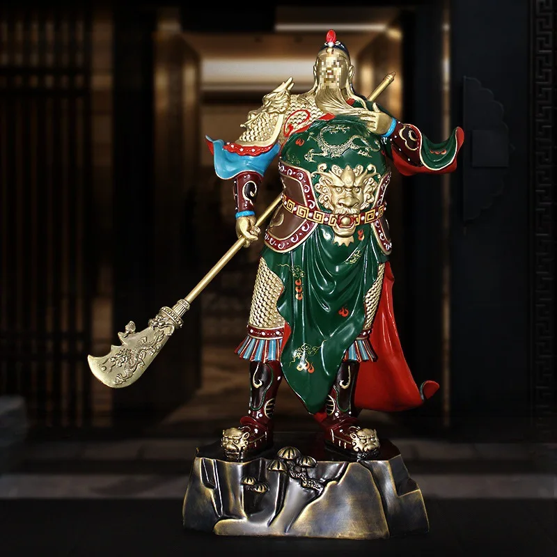 Guan Gong opened the company to worship Guan Gong Buddha statue