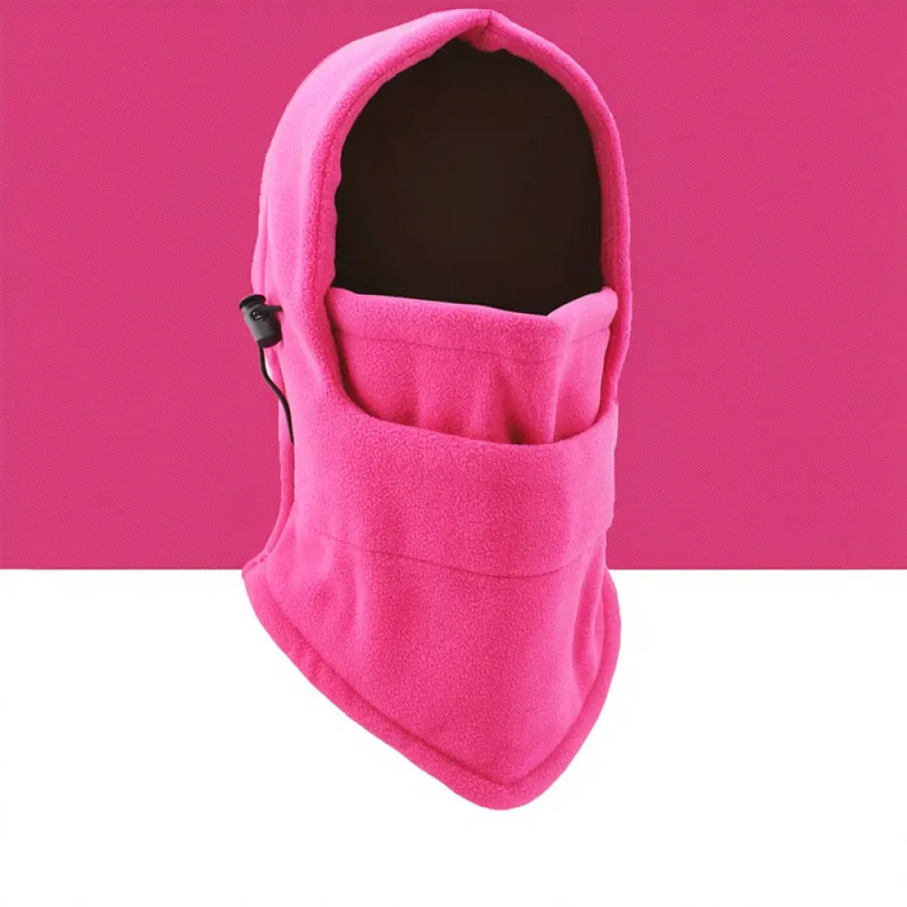 For JOHORSE Windproof Balaclava Thermal Fleece Mask Motorcycle Cycling Helmet Liner Winter Outdoor Warm Face Cover Neck Gaiter
