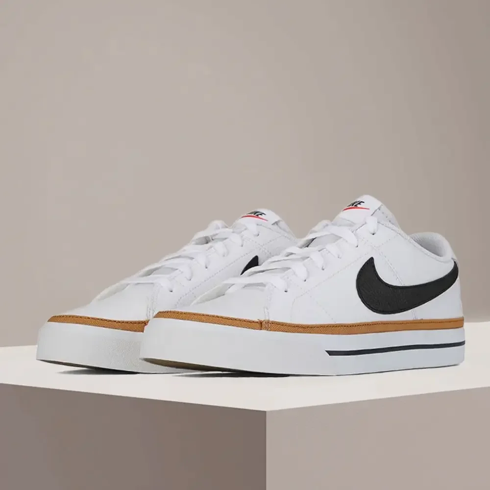 Nike Court Legacy Sneakers Classic Comfort, Cushioning, Slip-Resistant, Durable Casual Everyday Wear CU4150-102