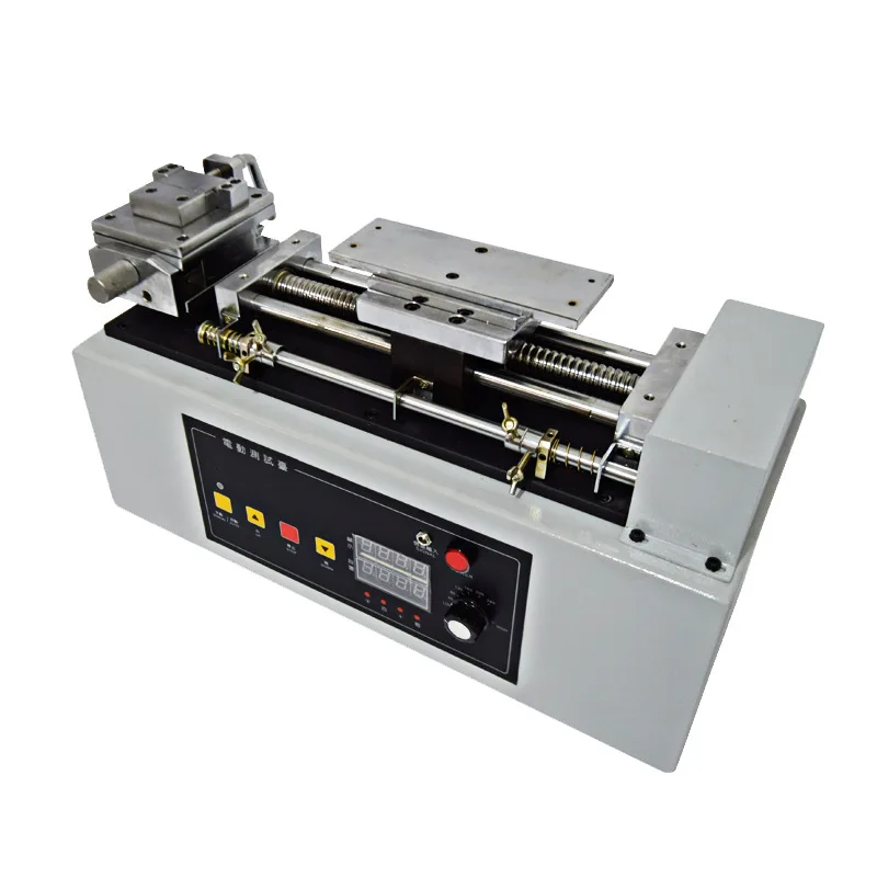 

Horizontal electric terminal thrust test bench Rubber digital display tester Cable plugging tensile test bench