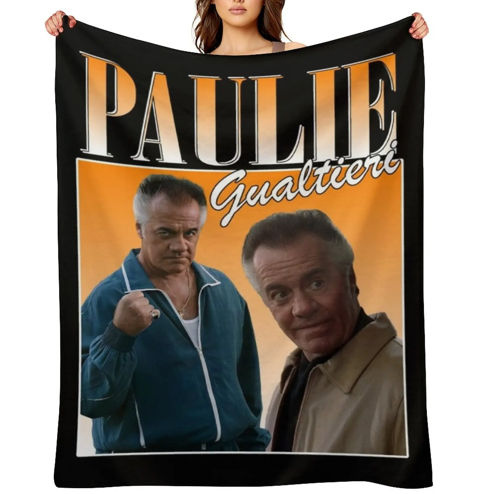 

Paulie Gualtieri Walnuts Gualtieri Retro Sopranos Active Throw Blanket Softest Soft Beds Bed for winter Blankets