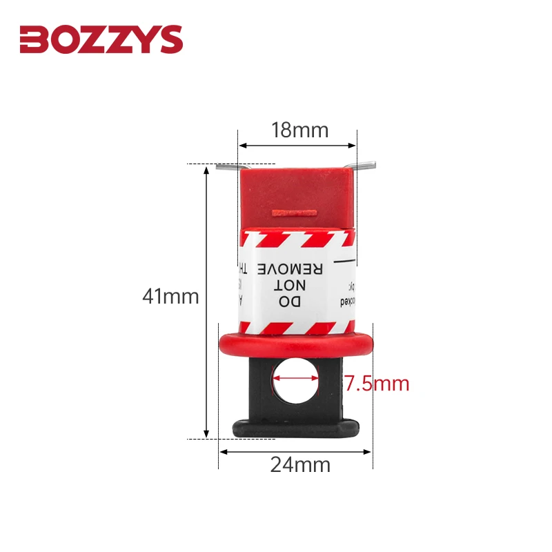 Pin-Out Wide Single and Multi-pole Miniature Circuit Breaker Lockout Requires No Tool to Install to Prevent Accidental Operation