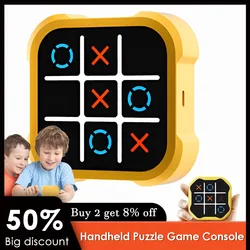 Handheld Educational Game Console Travel Handheld Puzzle Game Console Multi-Purpose Fingertip Toy Board Game For Friends