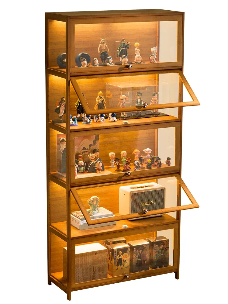 Hand-made display cabinets acrylic display cabinets Lego display racks glass cosmetic products storage shelves home