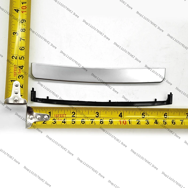 For Audi A6 C7 2012-2018 Car Front Ashtray Cover Bright Strip Central Control Push-pull Electroplating Decorative Strip