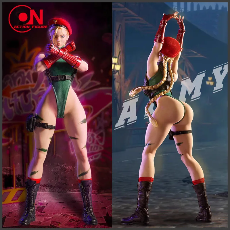 

2024 Q4 STARMAN MS-009 1/6 Cammy Movable Eyes Makeup Body Action Figure 12'' Female Soldier Figurine Full Set Collectible Model