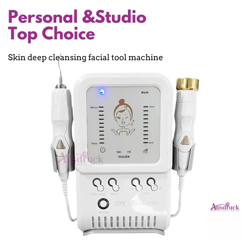 50K Ultrasonic Skin Scrubber Facial Machine Deep Cleansing Pore Care Beauty Device