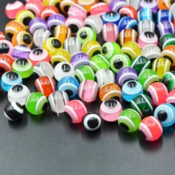 Cuentas de pesca con forma de ojo de pez, 10 piezas, 4/5/6/8/10/12mm, Color mixto, luminoso, Kit de impuestos para aparejos de lubina