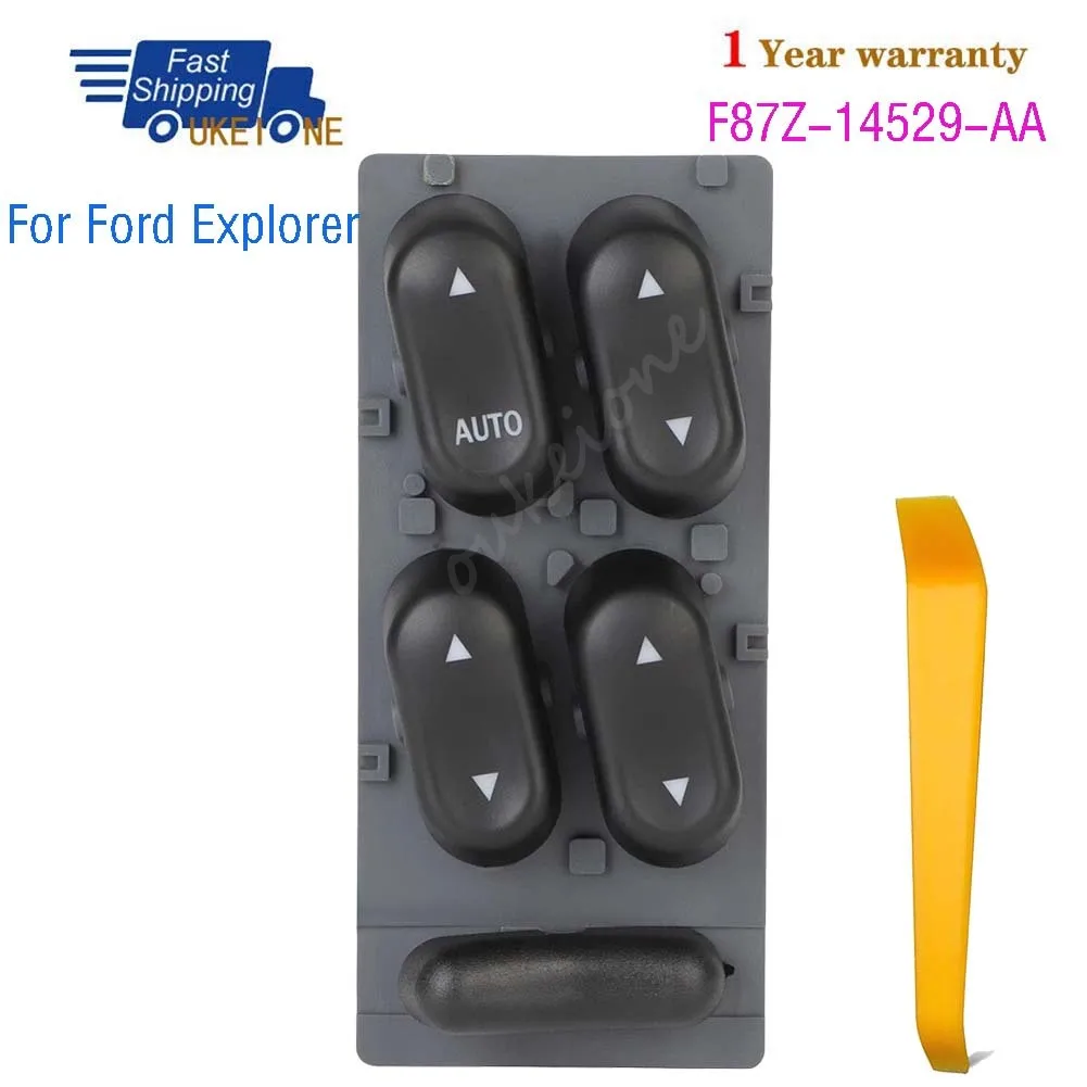 F87Z-14529-AA F87Z14529AA For Ford Explorer Crown Victoria Taurus Sable Mercury Mountaineer Electric Power Master Window Switch