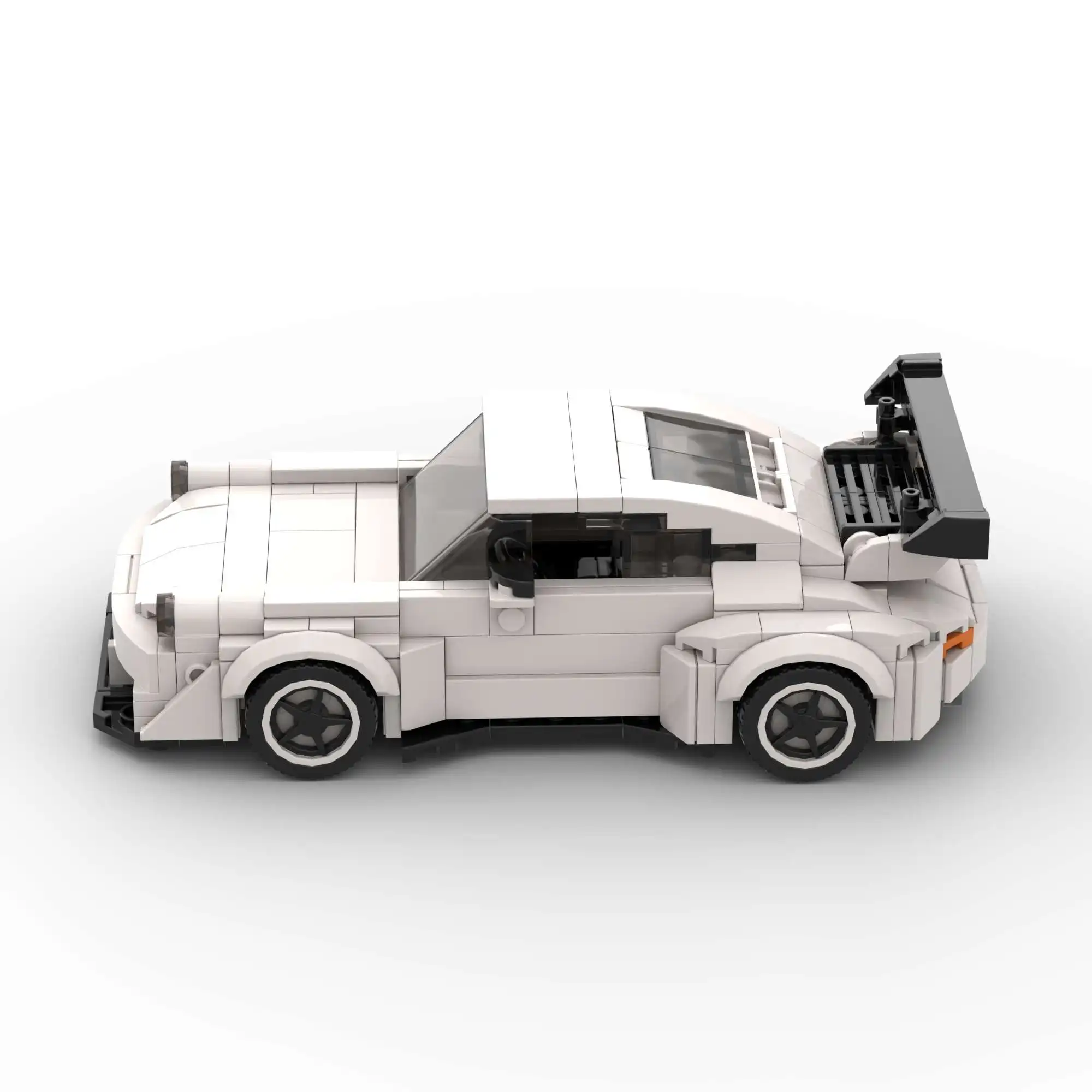 Voiture de sport de course Moc compatible avec Lego, jouet de construction dos pour enfants, blocs de construction