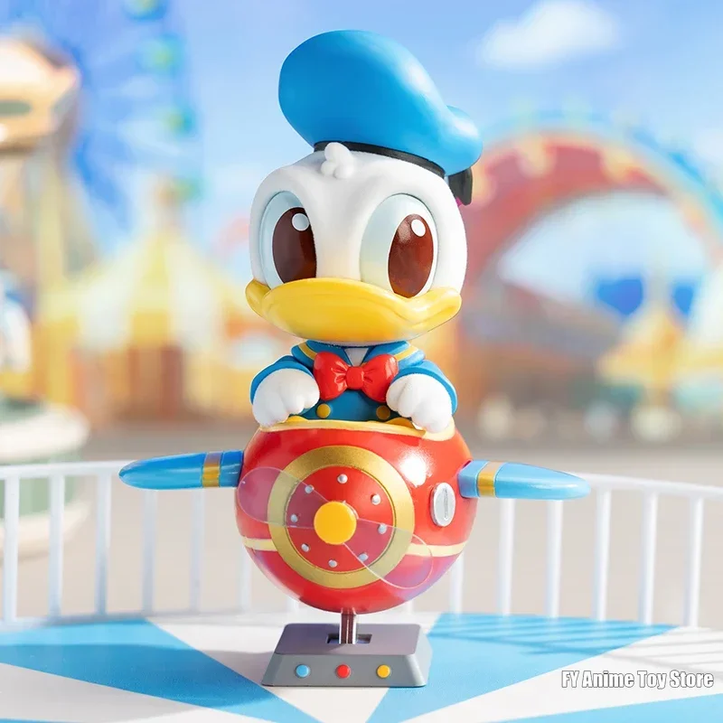 Disney Donald Duck 90th ANNIVERSARY Series Mystery Box น่ารัก Donald Duck กล่องตาบอด MINI ตัวเลขเด็กของขวัญวันเกิดคอลเลกชันของเล่น