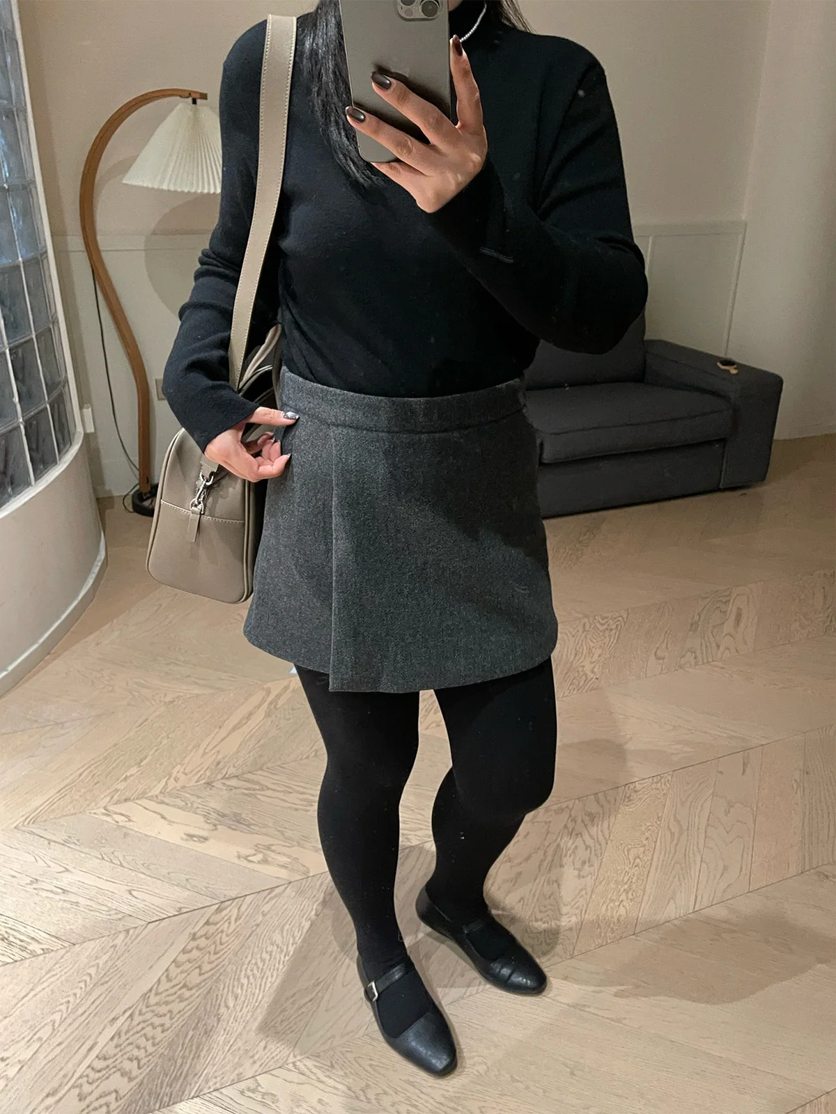 

Шерстяная юбка-миди, модная, универсальная, нежная, женская, повседневная, со средней талией, из смесового хлопка и полиэстера, прямого кроя.